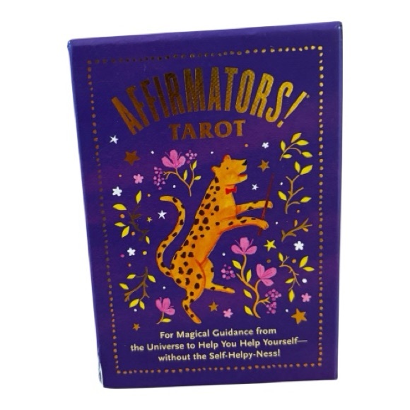 Other - Affirmators! Tarot Deck - Purple & Gold Leopard Design
